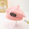 Gorro para Bebé Primavera y Otoño Gorro Tejido Delgado Boina Infantil Linda Súper Adorable Unisex Versátil Gorro de Pintor Moderno