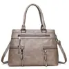 Bolso para Mujer 2025 Nueva Moda Gama Alta Retro Europeo y Americano Casual Bolso de Hombro Cruzado Bolso Sencillo de Gran Capacidad para Mamá