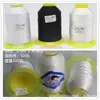 Liuqing Hilo de coser de seda de alta resistencia de 2 cabos 150D negro y blanco poliéster pagoda cuero fino rollo pequeño nailon hilo para máquina de coser plana de alta velocidad