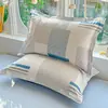 Modelo Nuevo Primavera/Verano 13372, 100% Algodón, Hilo 40, Funda de Almohada Individual Estampada Fresca y Sencilla 48x74cm, disponible para envío directo