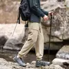 Pantalones Casuales Nuevos de Primavera y Verano Pantalones de Carga para Pareja para Acampar en la Montaña Senderismo Pantalones de Seda de Hielo