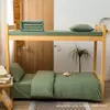 (Enlace Exclusivo de la Clase de Defensa Nacional Huizhou Hualuogeng) Juego de Tres Piezas para Cama Individual de Dormitorio Estudiantil, Algodón Puro, Especial para Entrenamiento Militar