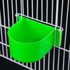 Comedouro para Calopsita Comedouro para Pássaros Tigela de Comida para Pássaros Caixa de Comida Semicircular para Pássaros Acessórios Espessados para Gaiola de Pássaros