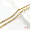 Chapado en Oro Cobre Conservador de Color Moda Europea y Americana Cadena de Lujo Ligero Cadena Hueso de Serpiente Cadena Suelta Collar Hecho a Mano DIY Accesorios de Joyería