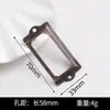 Porta Cartão de Visita Porta Etiqueta Fivela de Caixa de Presente Alça Pequena para Etiqueta Porta Etiqueta Porta Decorativo Slot para Cartão Chapa de Ferro Porta de Ferro Antigo