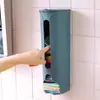 Colector Multifuncional de Bolsas de Plástico sin Perforaciones para el Hogar Caja de Almacenamiento de Bolsas de Basura de Gran Capacidad Montada en la Pared