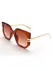 Gafas de Sol Irregulares Estilo Europeo y Americano con Montura Grande, Nueva Moda Protección Solar Personalidad Tendencia Versátiles de Gama Alta para Hombres y Mujeres
