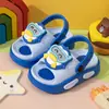 Pantuflas de EVA para niños con tacto suave, de verano, con dibujos animados, lindas, antideslizantes, para interiores, para el baño, con suela gruesa, ligeras, sandalias para bebé