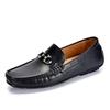 Estación Europea Cuero Genuino Nuevo Versátil Zapatos Doug para Hombre Conducción de Conductor Antideslizantes Resistentes al Desgaste Goma Transpirable Zapatos Lefu para Hombre