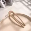 Nuevo pasador de perlas en forma de U estilo chino para mujer, palillo para el cabello vintage de alta gama, herramienta para peinar el cabello, accesorio para el cabello simple y elegante