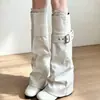 Sensación de piel de vaca~ Nuevo estilo de verano para chicas a la moda, punta redonda, hebilla de cinturón, botas de montar de caña alta, botas largas retro de nicho hasta la rodilla