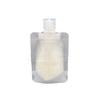 Bolsas Recargables de Viaje 30ml 50ml 100ml Bolsa de Empaque para Champú Loción Bolsa con Tapón Flip-Top Translúcido