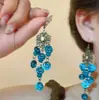 Estilo Exótico] Brincos de Franja Étnicos de Luxo Estilo Retrô Boêmio Brincos Exquisitos para Mulheres