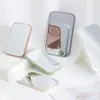 Espejo de Maquillaje de Escritorio, Espejo Pequeño Plegable Portátil, Espejo de Escritorio para Dormitorio de Estudiante, Espejo de Tocador Tamaño Grande al por Mayor