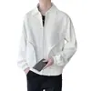 Chaqueta Elegante para Hombre Primavera y Otoño 2026, Marca de Tendencia Ins High Street, Estilo de Hong Kong, Estilo Harajuku Japonés, Versión Coreana, Chaqueta de Corte Holgado