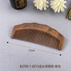 Peine de Sándalo Multiespecificación, Peine Grueso Dorado Pintado Tallado, Peine de Madera Largo de Madera Maciza Fina, Artesanías de Viaje al por Mayor