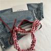 Bolso de Hombro Versátil de Bloques de Color a la Moda para Debajo del Brazo 2026 Verano Nuevo Bolso de Moda para Mujer Bolso de Mano Elegante a Cuadros para Niñas