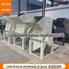Tipo 800 plástico lata de lixo triturando equipamento cortador espiral triturador PE material bandeja branca máquina de trituração