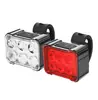 Luz de bicicleta de carretera, iluminación exterior para coche, luz de advertencia, accesorios de iluminación para montar, luz delantera y trasera para bicicleta de montaña, traje