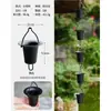 Cadena de Lluvia de Tubo de Bambú de Acero Inoxidable para Patio de Villa Cadena Guía de Agua para Aleros Japoneses Cadena de Lluvia de Drenaje para Casa de Huéspedes Bajante de Canalón