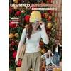 Capa base de punto para mujer con cuello redondo, adecuada para primavera, otoño e invierno, con un aspecto sofisticado, nueva colección 2026, suéter de punto blanco, capa interior ajustada, top de manga larga