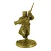 Cobre Blanco Retro Modelo de Guerrero Soldado Medieval Europeo Hecho a Mano Piezas de Ajedrez para Juegos de Mesa Adornos para el Interior del Coche Juguetes para Niños