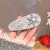 Pinza Lateral para Cabello con Pedrería Dulce y Linda, Pasador de Peluche de Copo de Nieve para Mujer, Pinza Lateral para Flequillo de la Frente, Accesorio para el Cabello