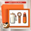 Set de Regalo Empresarial, Souvenir de Verano, Regalo con Logo Personalizado, Regalo Práctico para Clientes, Set de Ventilador de Refrigeración de Verano