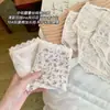 Ropa interior de algodón estampada estilo Mori Gummy Girl para niñas, de cintura media, 10A, antibacteriana, a cuadros, con fuelle de algodón transpirable