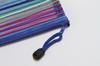 Bolsa de zíper de malha de nylon arco-íris bolsa de arquivo com zíper a4 bolsa de zíper arco-íris bolsa de arquivo venda direta da fábrica