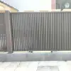 Fábrica de origen de Foshan valla artística de aluminio con diseño simple hueco para patios pequeños, barandilla de aleación de aluminio para jardín de villa