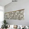 Disco de Concha de Espejo Natural Accesorios de Decoración Sueltos Doble Agujero Nácar Blanco Hecho a Mano DIY Lámparas Materiales de Decoración para Bodas