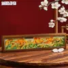 Nueva Pintura de Paisaje Estilo Chino Pintura con Marco Tridimensional para Decoración de Sala de Estar, Adorno para Entrada de Oficina, Souvenir de Tendencia Nacional