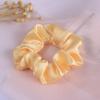 Goma para el pelo scrunchie vintage para mujer, Anillo de cerdo Bm rojo anudado, Banda para el pelo simple y elegante, Cuerda elástica para el pelo estilo Ins, Esponjoso