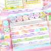 Cinta de encaje, cinta de diario nube soñadora, pegatinas para diario, bordes de papel washi, decoración linda de corazón girly para creación de escenas