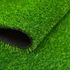 Tapete de Gramado Simulado Grama Artificial Artificial Verde Decoração Externa Grama Falsa Tapete de Plástico Varanda Jardim de Infância