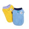 Chaleco Polar de Color Contrastante para Exportación Transfronteriza Ropa de Otoño e Invierno para Mascotas Perros Gatos para Salir y se Puede Usar para Tirar de Mascotas