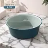 Tina Redonda de Plástico de Alta Calidad para Cocina del Hogar, Lavabo Grande Engrosado, Tina de Lavandería, Tina de Agua de Color Sólido