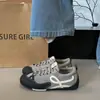Zapatillas de entrenamiento alemanas para mujer de estilo retro deportivo con bloques de color, zapatillas casuales cómodas y transpirables para otoño, con cordones, estilo Forrest Gump, calzado para mujer