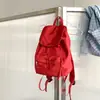 Mochila de gran capacidad estilo coreano con tapa abatible, nueva bolsa casual de nailon de doble hombro 2026, mochila escolar deportiva para estudiantes, moderna y versátil