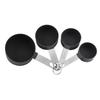 Juego de 8 Piezas de Cucharas Medidoras de Acero Inoxidable de Gran Capacidad y Tazas Medidoras de Plástico Fcm Cross-Border con Escala, Juego de Herramientas para Hornear para Uso Doméstico