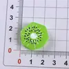 Fruta Simulada Manzana Sandía Limón Rodaja Resina Joyería Accesorios Pasador DIY Tocado Llavero Colgante Decoración