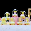 Animación Tiktok Mismo Estilo Oso Nini Caja Sorpresa Lindos Adornos de Escritorio Infantiles Juguetes para Niños Decoración Venta al por Mayor