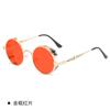 Gafas de sol steampunk transfronterizas de moda, gafas de sol polarizadas europeas y americanas con pintura de punta redonda, gafas de sol personalizadas para hombres y mujeres