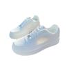 Zapatos Blancos de Verano Universales para Hombre Zapatos de Malla de Verano para Hombre Transpirables Blancos Versátiles Zapatillas ZHQ-HY096