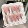 Polvo de espejo mágico plateado 3D francés rojo de Internet para usar en uñas de ojo de gato rosa dulce, punta de taladro, cinta, uñas postizas, piezas de uñas