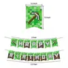 Tema Guerras de Pixels Decoração de Aniversário Suprimentos para Festa de Aniversário Minecraft Balão Bandeira Mundo do Jogo Copo de Papel