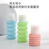 Garrafa de Silicone Dobrável para Viagem para a Coreia, Adequada para Armazenamento de Gel de Banho e Loção, Higiênica, Ecológica, Portátil para Viagem