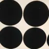 Almohadilla Negra Redonda de Franela Adhesiva para Pies, Tela No Tejida, Fieltro, Adhesivo Blanco de Colores con Forma No Tejida