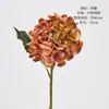 Flor Artificial de Hortensia Táctil Realista para Ramos de Novia de Boda, Flor Artificial de Hortensia Táctil Realista de Alta Calidad para Decoraciones de Boda